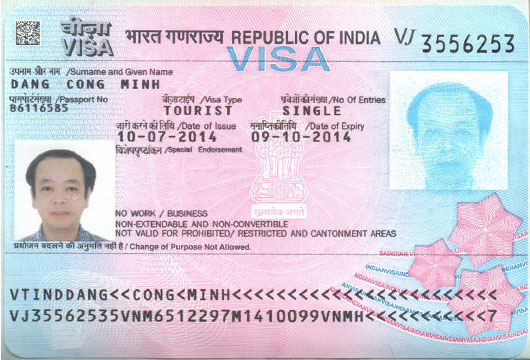 Làm Visa đi Ấn Độ