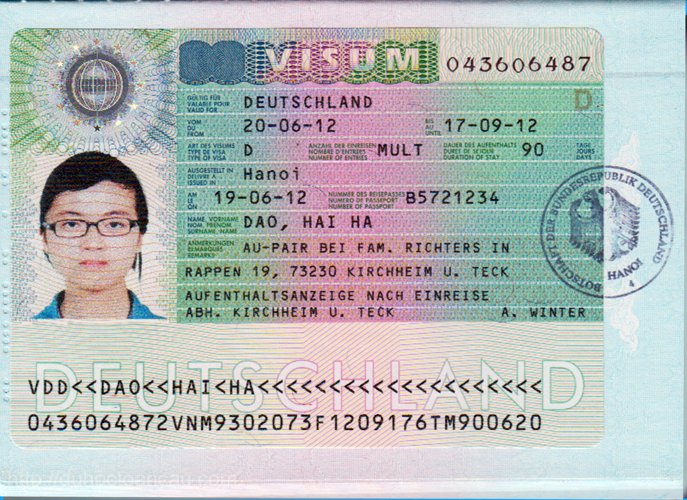 Làm Visa đi Đức